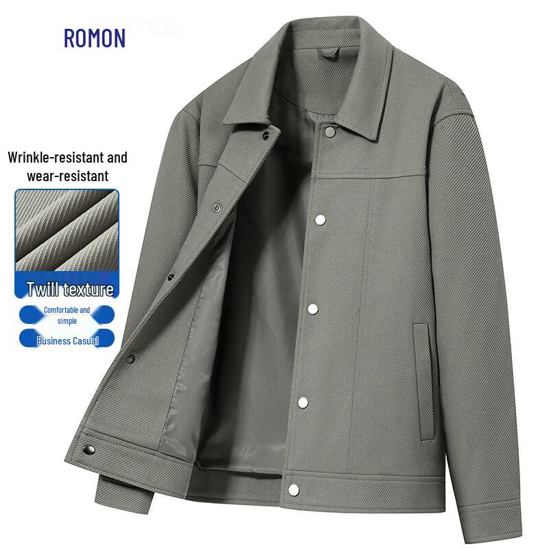 ROMON Men's Business Casual Short Lapel Jacket