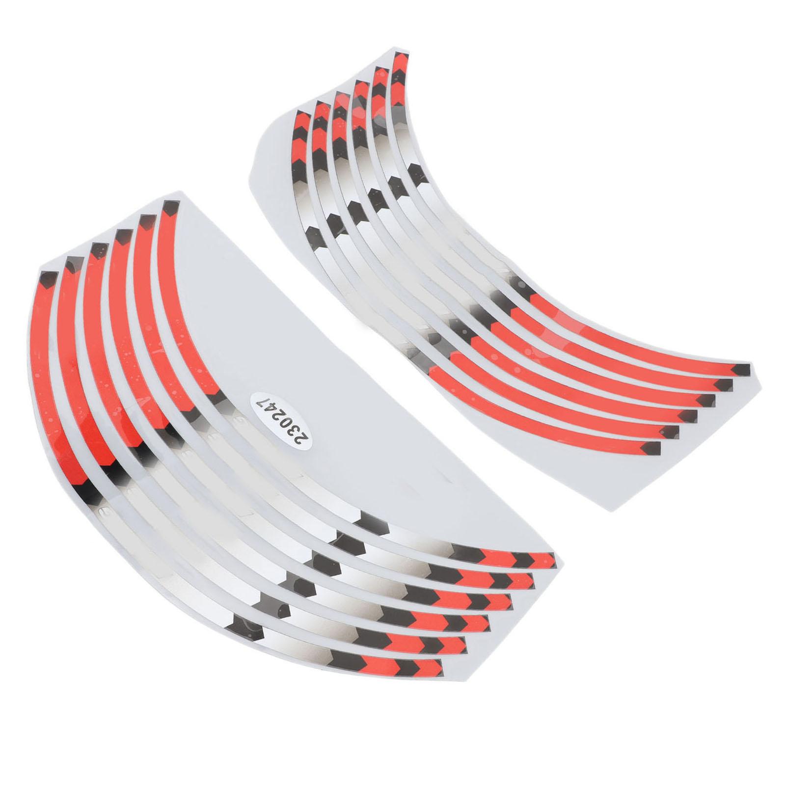 

Наклейки на обод мотоцикла Разноцветные светоотражающие наклейки-полоски на обод колеса мотоцикла для 17-18 дюймов