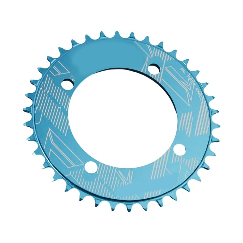 32T/34T/36T/38T 104BCD Fahrrad Rundform Narrow Wide Kettenblatt Kettenrad Fahrrad Kreis Kurbelgarnitur Einzelblatt Teile