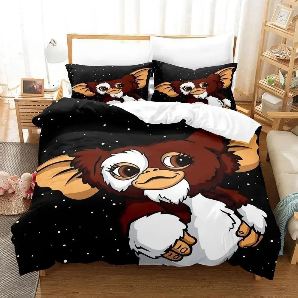 Gremlins Comfortable Duvet Quilt Cover Pillowcase Bedding Set Children Bedroom Decoration Home Textile
