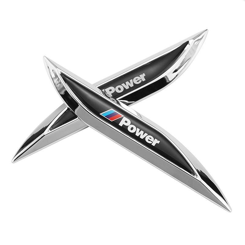 ABS Car Body Emblem Badge Sticker Rear Trunk Decal For BMW M Power F30 i4 X3 F10 E90 F20 E46 E60 E70 E39 E36 E87 X7 E92 E62 E93