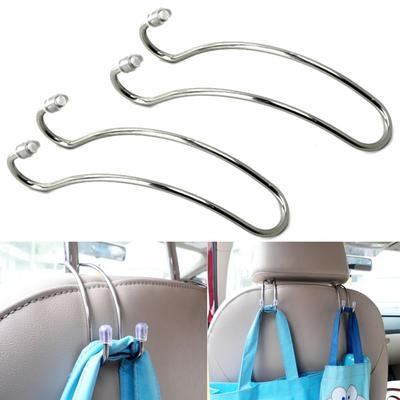 Gancho de Metal para Colgar Abrigos Organizador de Ganchos Percha para Reposacabezas Gancho para Asiento de Coche de Buena Calidad Asiento de Coche