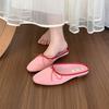 Fashion Bailamos Women Flat Shoes Fashion Shallow Slip On Ladies Elegant Ballerinas Shoes Soft Flat Heel Outdoor Casual Mary Jane Shoes