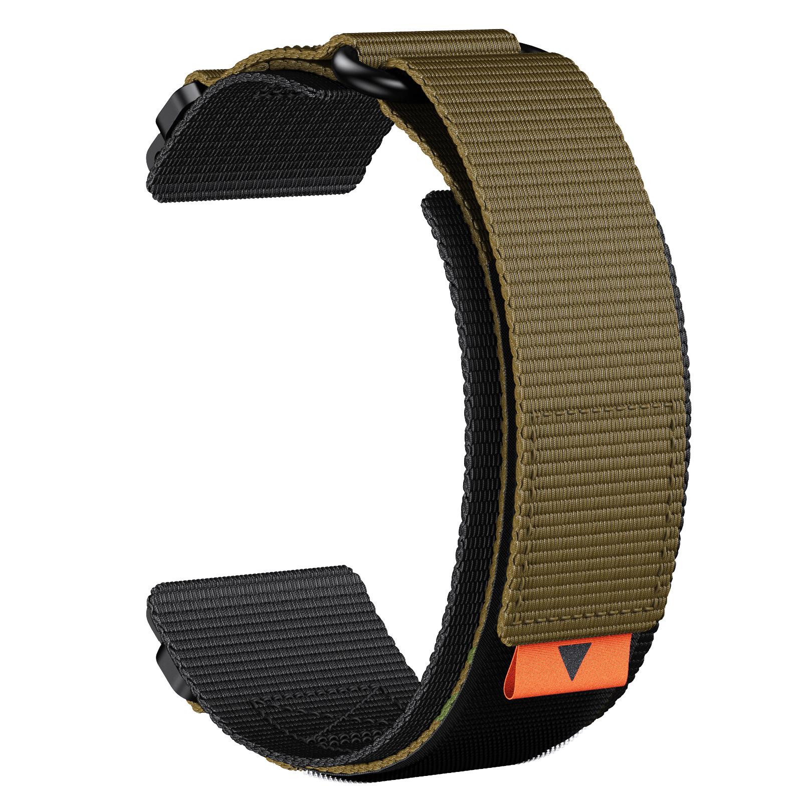 

22 мм 26 мм нейлоновий ремінець Quick Fit для Garmin Fenix ​​7X 7 Pro Fenix ​​6X 6 5X 5Plus Tactix 7 Forerunner 965 955 Enduro 2 Loop Band 22mm хакі