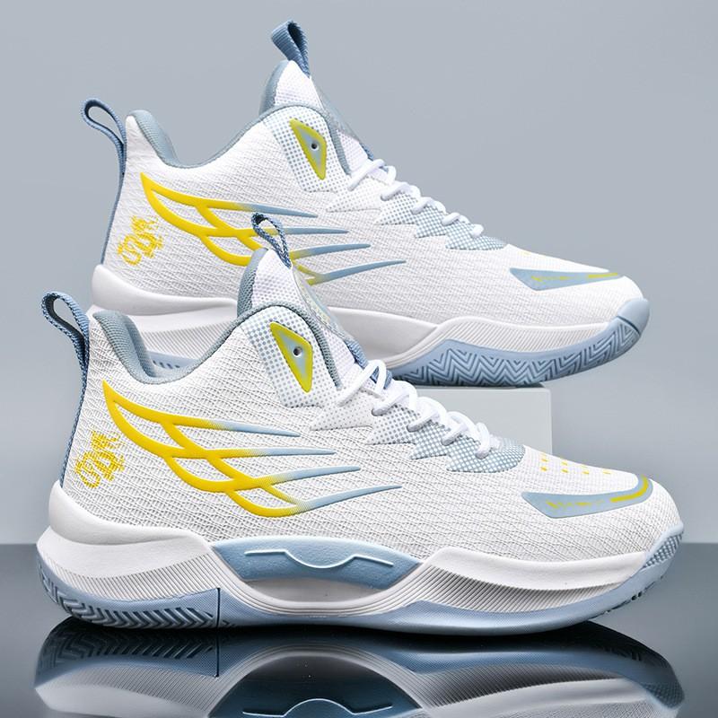 Youth High-Top Basketball Shoes Court Play - TPU Upper MD Sole Lightweight Cushioning Unisex Size 35-45