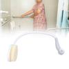 Long Curved Handle Bath Brush Non Slip Nylon Bristles Deep Cleaning Body U Shaped Scrubber for Disabled Limited Mobility Elderly