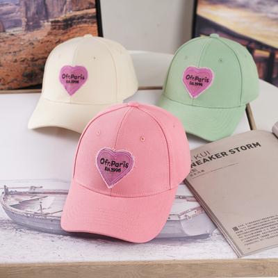 New Hat for Women, Autumn and Winter Hardtop Baseball Cap, Fashionable and Fashionable, Sun Shading and Sun Protection Hat, Love