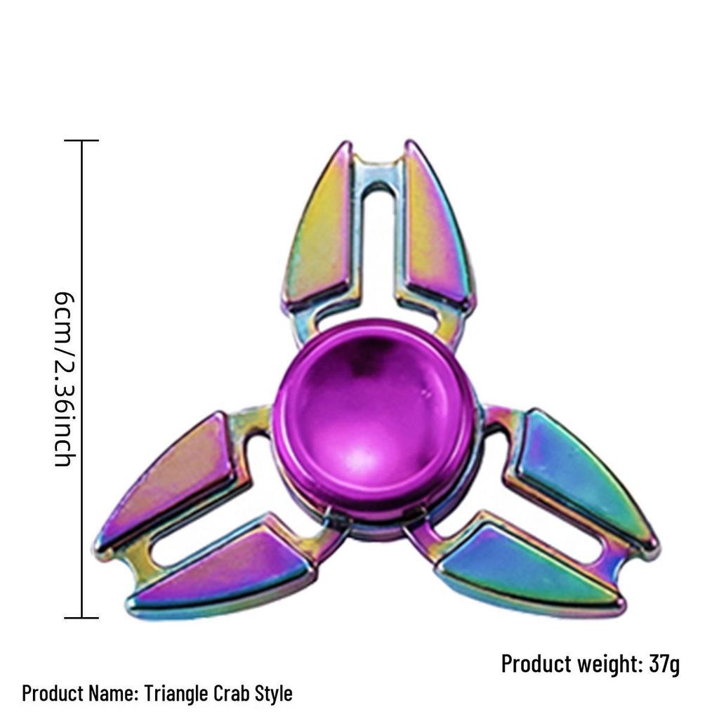 Alloy Fidget Spinner Stress Relief Toy - Handheld Finger Gyroscope Spinner
