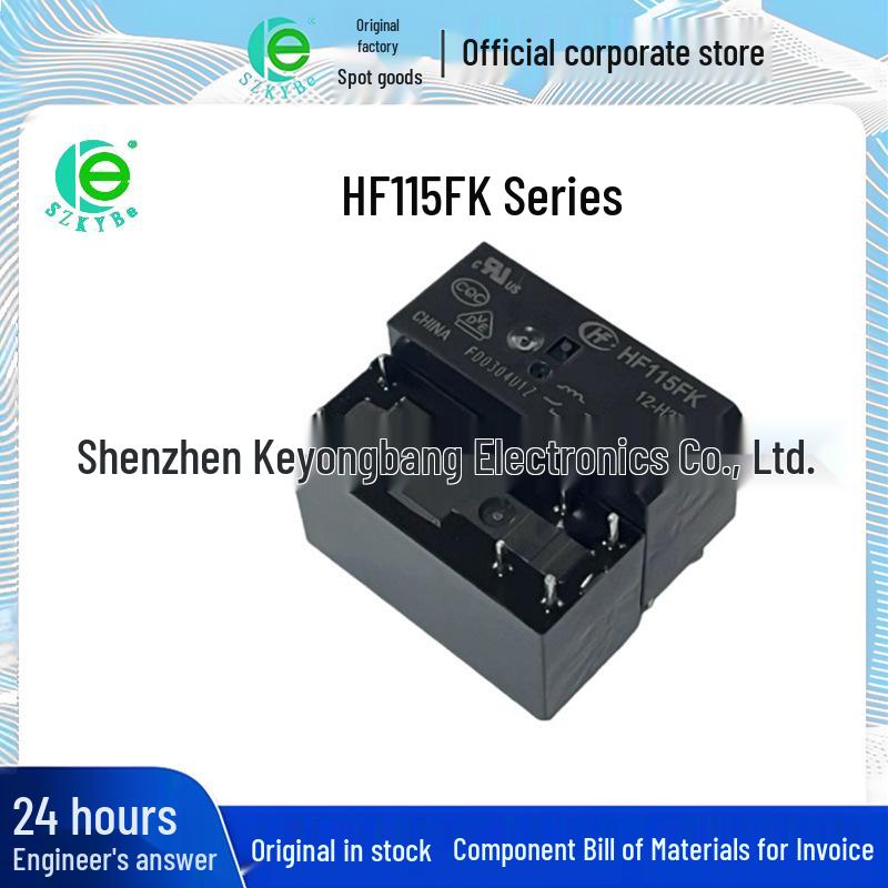 HF115FK Relay 5/12/24V One/Two Groups, NO Changeover, Invoice Available