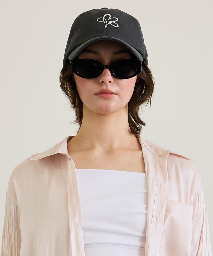 Alikim Mini Heart Logo Ball Cap / Charcoal
