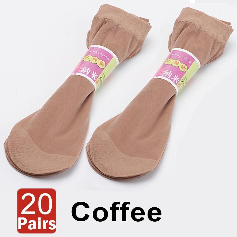 Summer Transparent Crystal Invisible Socks Women Sexy Ultra-thin Breathable Elastic Short Silk Socks Ladies Ankle Socks