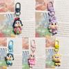 Cute Crying Girl Keychain Cartoon Backpack Decoration  Girl Students Key Ring Jewelry Gift
