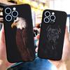 Black Tpu Case for Iphone 5 5s Se 2020 6 6s 7 8 Plus X 10 XR XS 11 12 13 Mini Pro MAX Back Cover Wolf Dog Cat Lion Tiger Animal