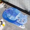 1Pc Tea Table Bibulous Antiskid False Sleeping Cat Washable Kitchen Carpet Bath Mat Bathroom Products Carpet Doormat