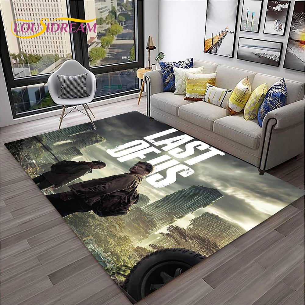 The Last of Us Horrorspiel Pedro TV Teppich Teppich für Zuhause Wohnzimmer Schlafzimmer Sofa Fußmatte Dekor,Kinderbereich Teppich Rutschfeste Bodenmatte