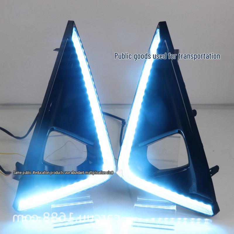 18-19 Toyota Alphard Zweifarbig LED Tagfahrlicht & Niedrige Nebelscheinwerfer
