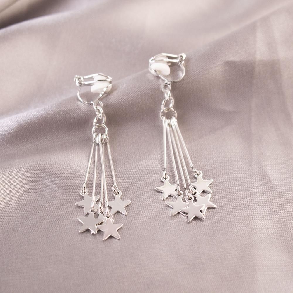 Versatile Light Luxury Ear Clips Without Pierced Ears Daily High-end Triangular Ear Clips Versatile Women's Earrings