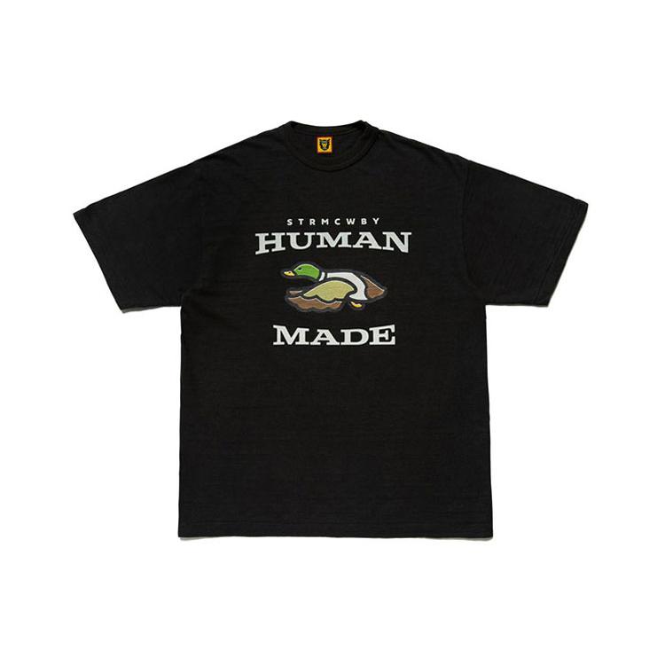 HUMAN MADE T-Shirts Unisex Crew Neck Moderate Straight Fit HM22TE002