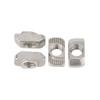 Dadi per Profilati di Alluminio a T-Slot Standard Europeo: Dadi ad alette M3-M8, Tipi 20/30/40/45.
