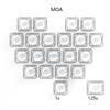 R6FF Heart MOA Profile 1U 1.25U No Engraveds Blank Keycap for Mechanical Keyboards