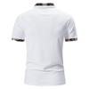 Herren-Poloshirt im Slim Fit für den Sommer, kurzärmelig, 3D-Digitaldruck, 100 % Polyester, schnelltrocknendes Poloshirt-Oberteil.
