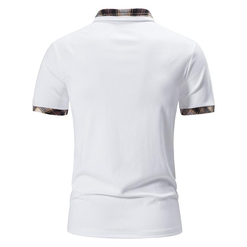Pánské letní polokošile Slim Fit s krátkým rukávem 3D digitální tisk 100% polyester rychleschnoucí polokošile.