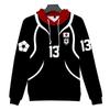BLUE LOCK Hoodies Streetwear Cartoon Printed Hooded Sweatshirt Men Women Cosplay Sports Pullovers