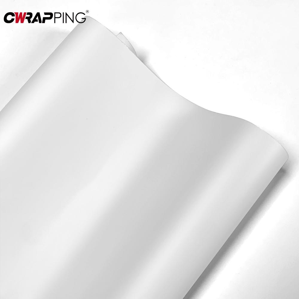 Matte White Stickes Car Body Matte Vinyl Film Waterproof Sticker Auto Body Color Change Film for Motorcycle Car Accessories