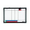 MIKASA Volleyball Strategy Board, Full Court/Half Court Double-Sided, with Case, SB-V