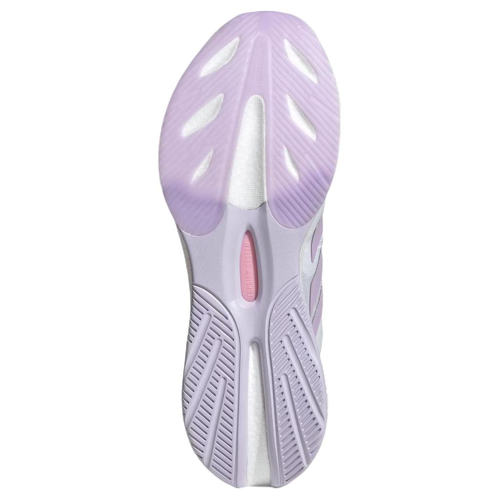 Adidas Velostar Wide Comfortable Versatile Running Shoes Women Sneakers White Purple KI6017