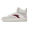 Anta Coverage Cushioning Mid top Skateboard Shoes Women's Shade 1 Gray Ivory White 922548005Q-4