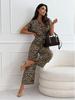 V-Neck Waist-Cinching Wide-Leg Jumpsuit - New Summer 2025 Collection