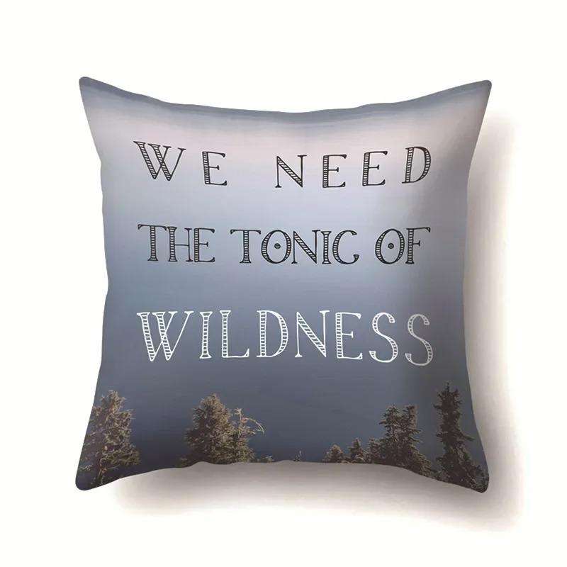 Four Seasons Landscape Pillowcase Office Living Room Home Pillowcase Car Ornaments