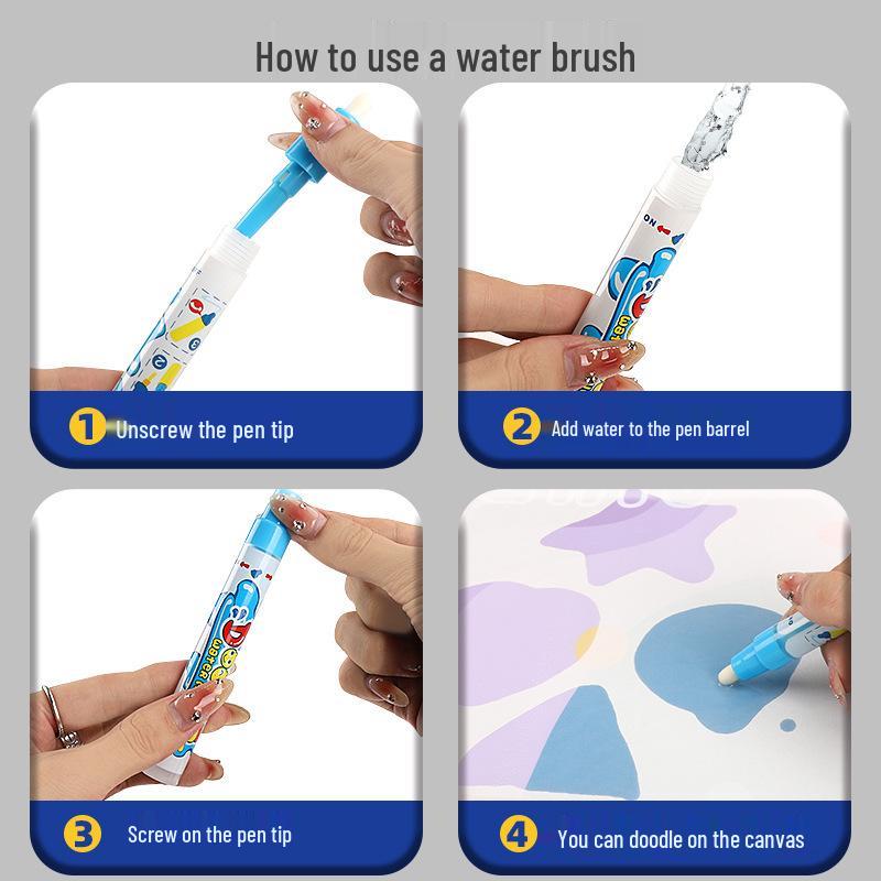 Extra Large Reusable Water Magic Drawing Mat for Kids