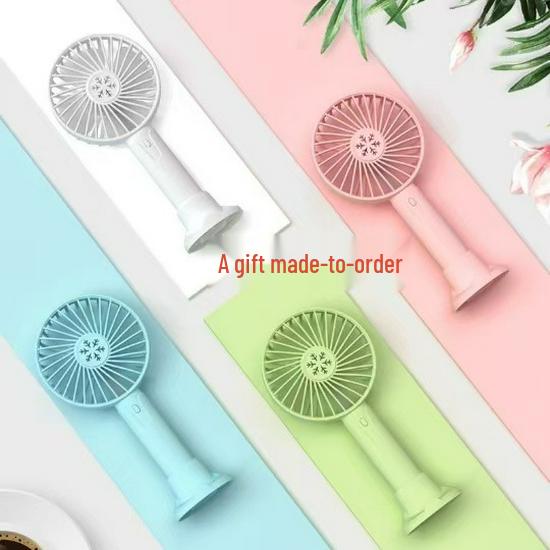 USB Rechargeable Handheld Mini Desktop Fan - Strong Wind, In Stock, Perfect Gift