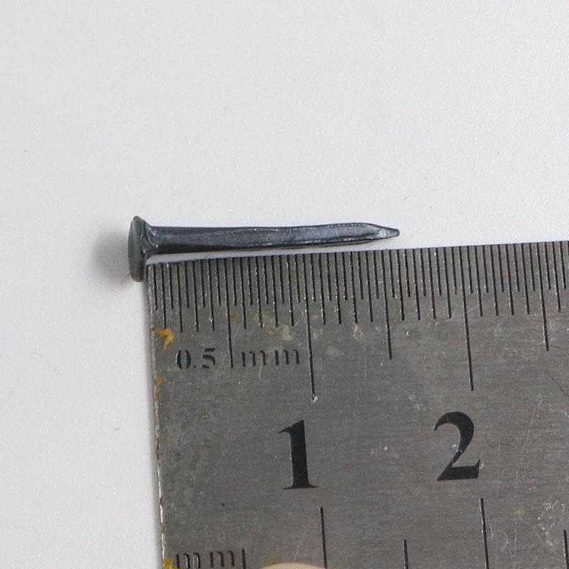 Black Mini Cobbler Nails: Small, Pointed, Triangular Tacks for Leather, Plywood, and More