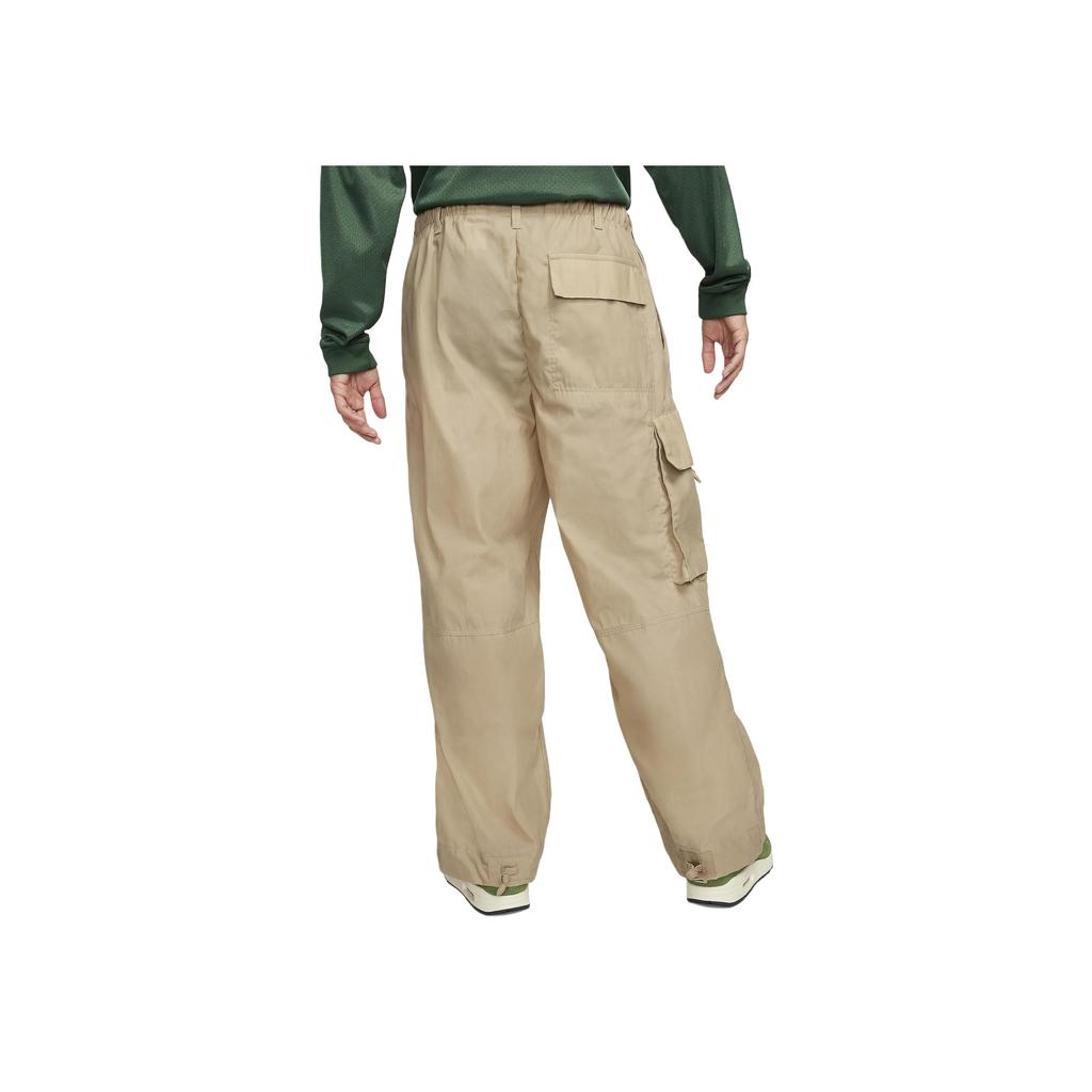Nike Solid Color Zip Multi-Pocket Casual Cargo Pants Men Bottoms Khaki FN2615-247