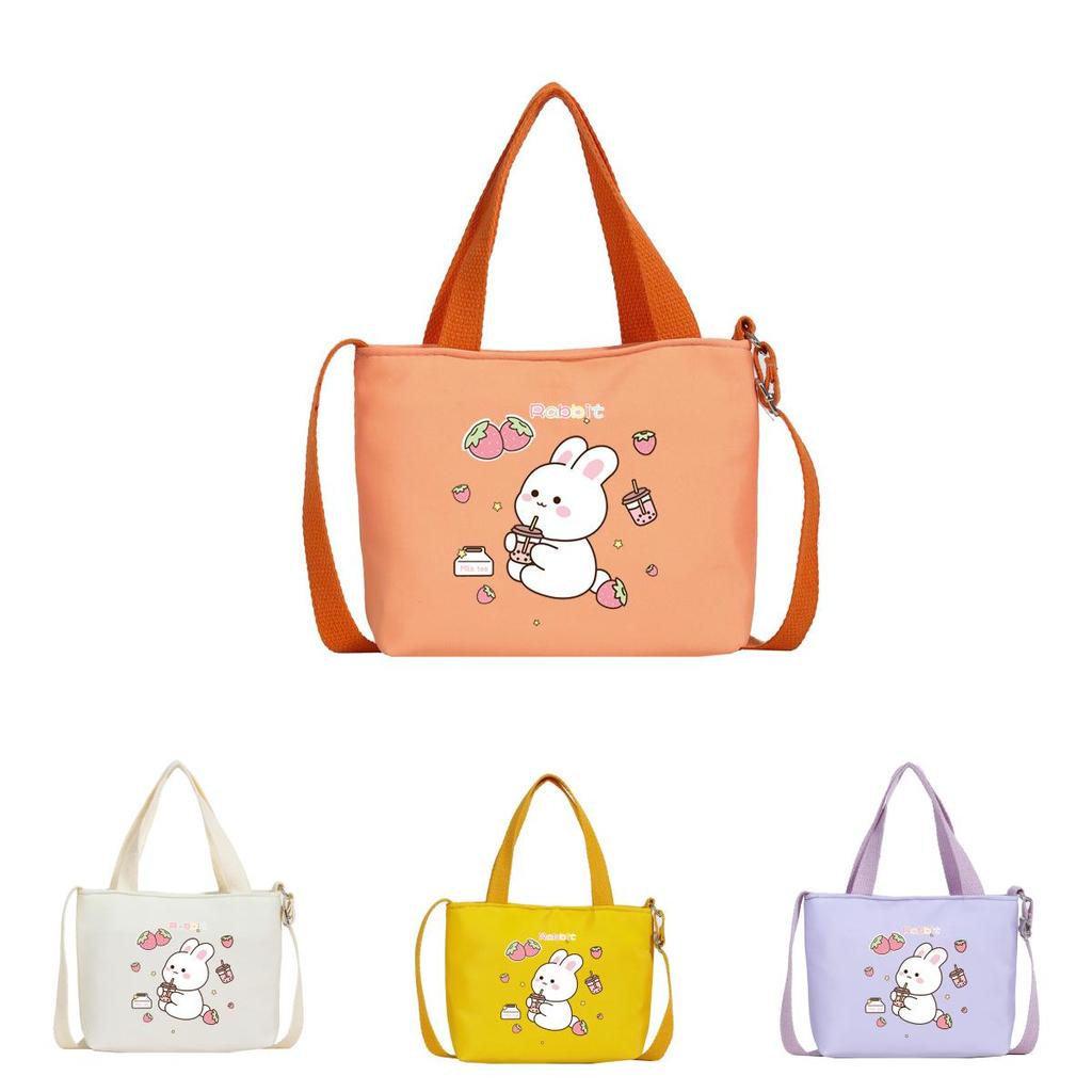 Fun And Colorful Animal Print Snack Bag For Children Featuring Rabbit Design