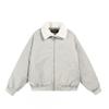 Unisex Oversized Winter Cotton Coat With Removable Fleece Collar Japanese Retro Style Warm Thick Parka Men Women