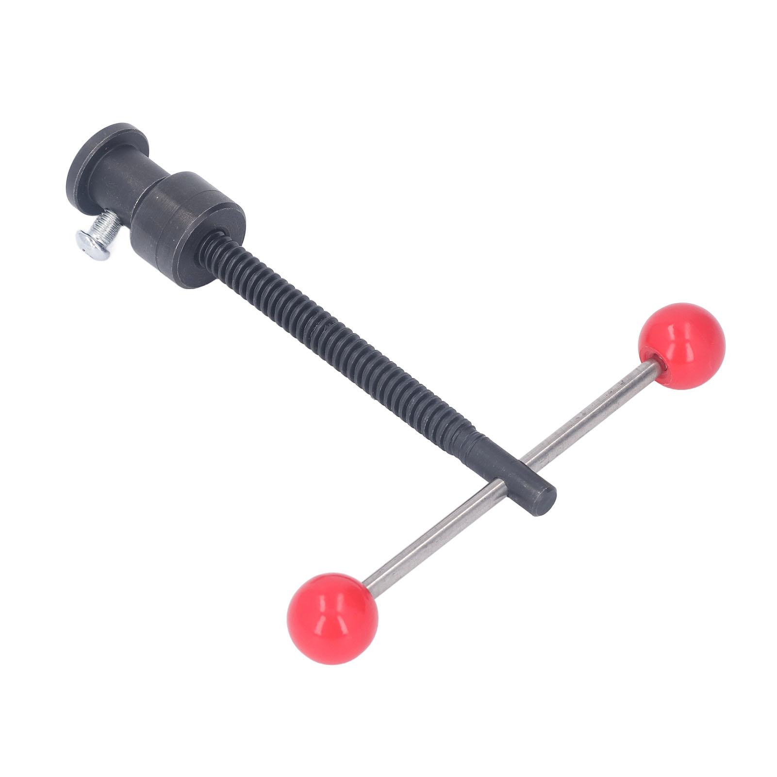 

Т-образный винтовой зажим для верстака, стальной прочный подшипник, прозрачная резьба, ручной винтовой зажим для верстака