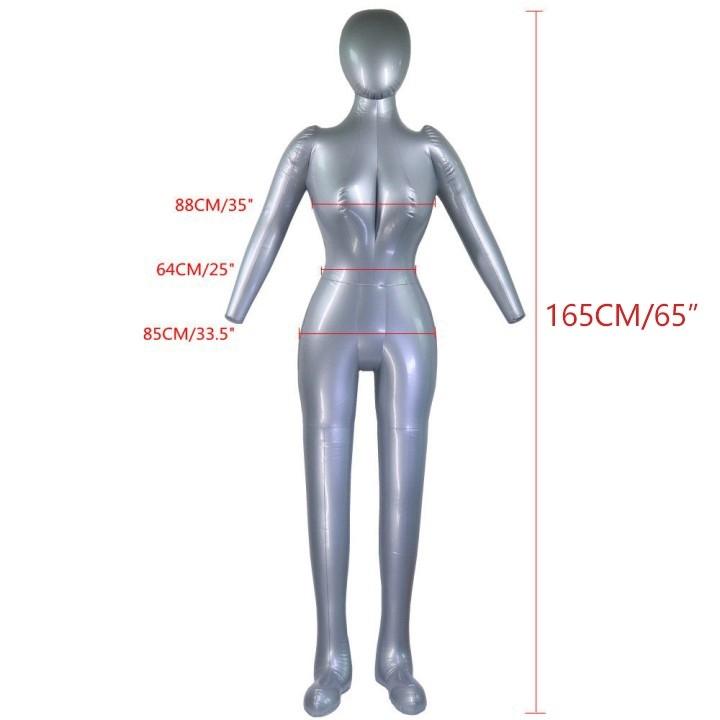 Woman Full Body Female Inflatable Mannequin Dummy Torso Display-Model 165cm