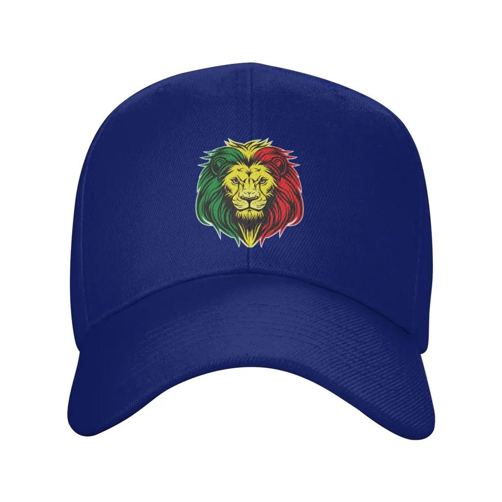Berretto da Baseball Personalizzato Reggae Giamaicano Rasta Leone per Unisex Donna Regolabile Bandiera Giamaica Cappello Papà Orgoglioso Berretti Snapback da Esterno
