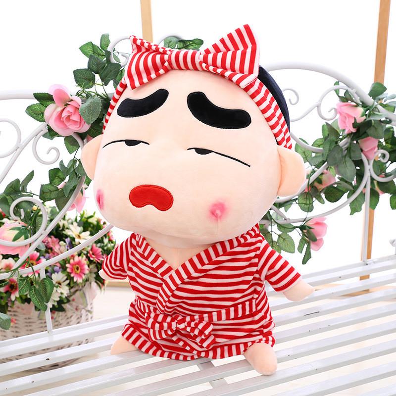 Shin Crayon Chan Plush Toy Bathrobe Multi Expression Stuffed Doll Gift Girl