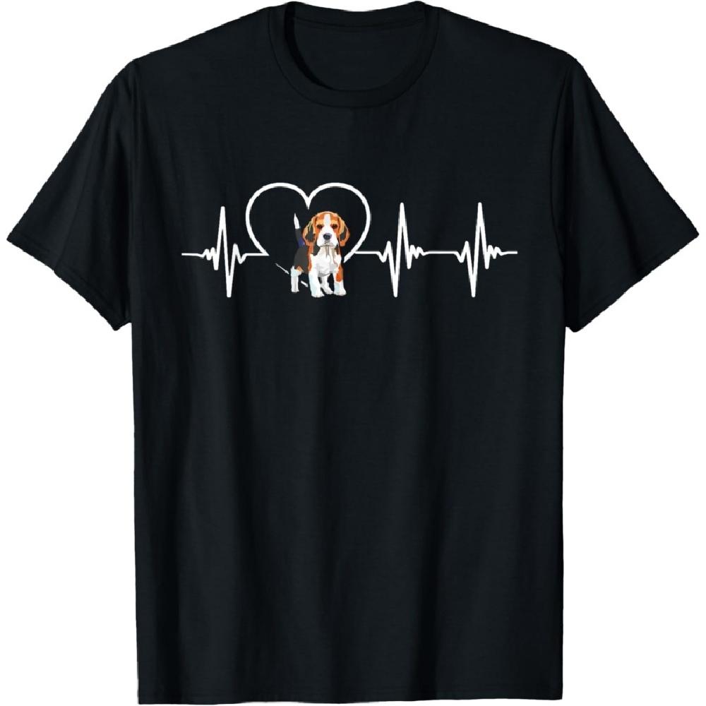

Beagle Heartbeat Love Beagle T-Shirt T-Shirt S