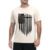 Men’s Short Sleeve Quick Dry T Shirt Lightweight Sun Athletic Gym Workout Top with Graphic Print for Summer Outdoor Sports