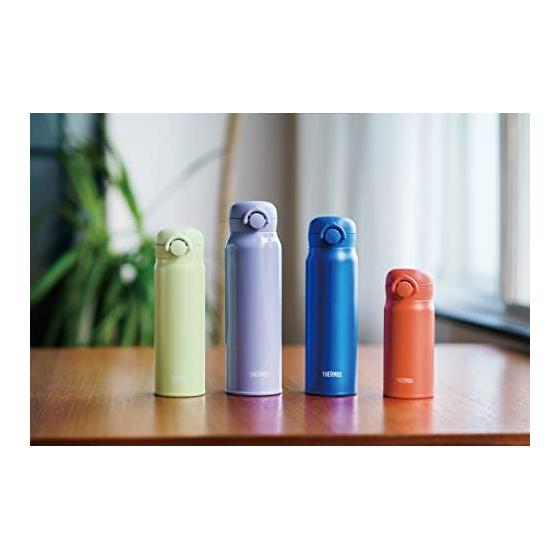 Thermos Water Bottle Vacuum Insulated Mobile Mug 600ml Blue Purple JNR-603 BL-PL