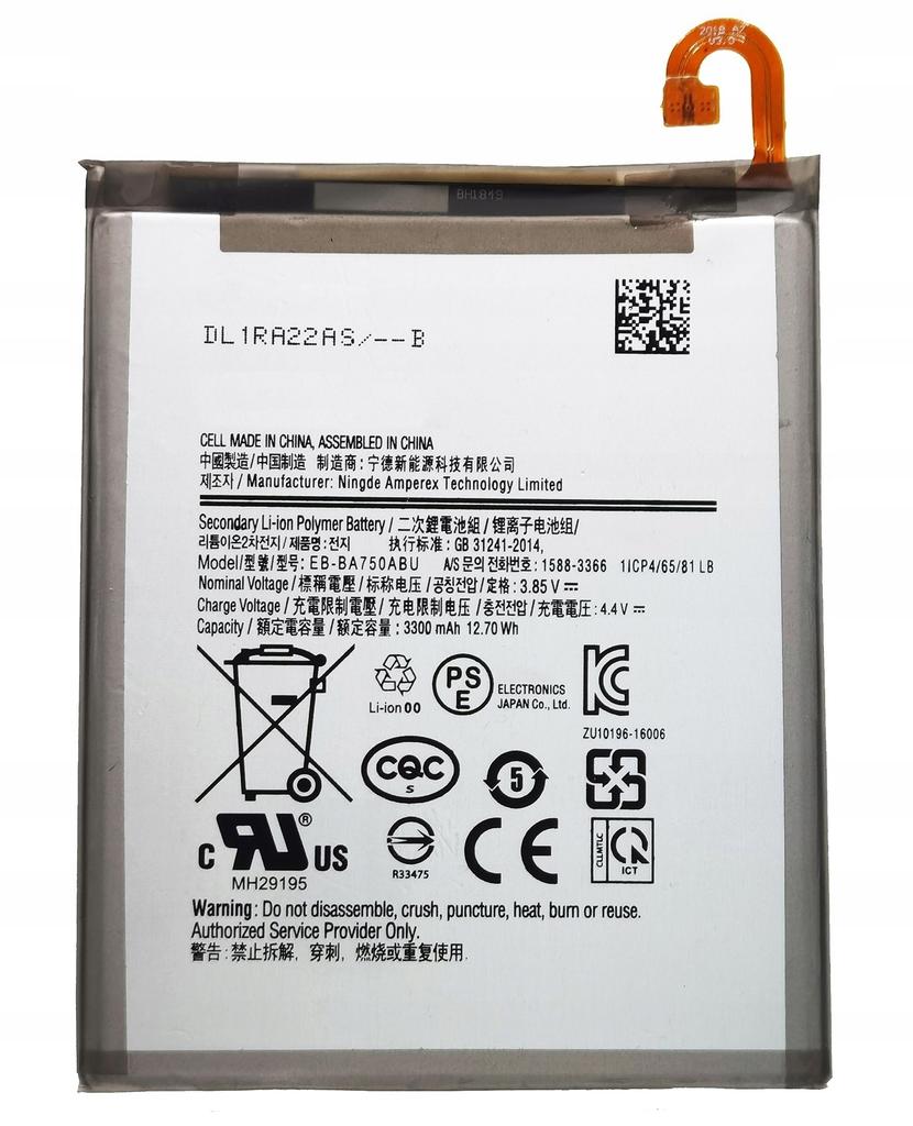 Nowa Bateria Do Samsung Galaxy A10 A7 2018 A750 Eb-Ba750 Ba750
