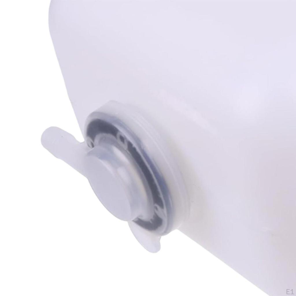 Overflow Coolant Bottle with Stand Excavator Cooling System Sturdy Maintenance Clip Lightweight