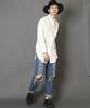 Unrelaxing Distressed Weit Denim Größe UR-403, S, Blau, UR-403_BL01S001