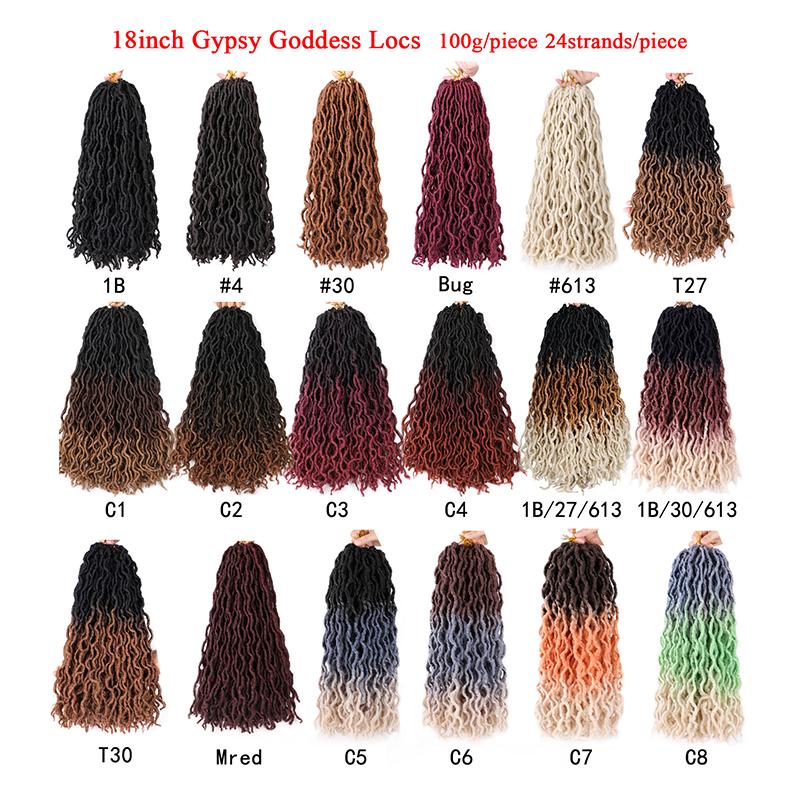 Gypsy Locs 24 Inch Packaged Gypsy Locs Goddess Locs Braiding Hair